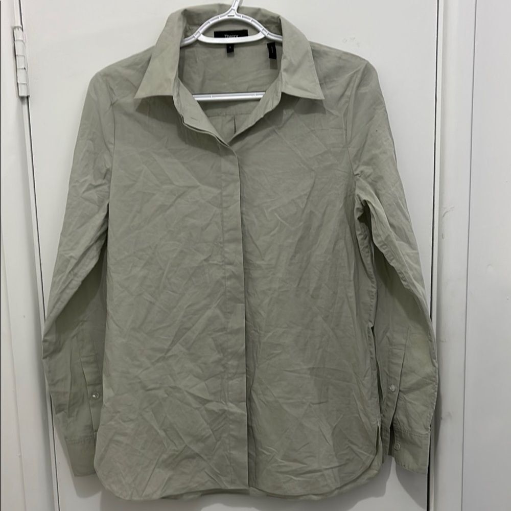 Theory Women's button down top
